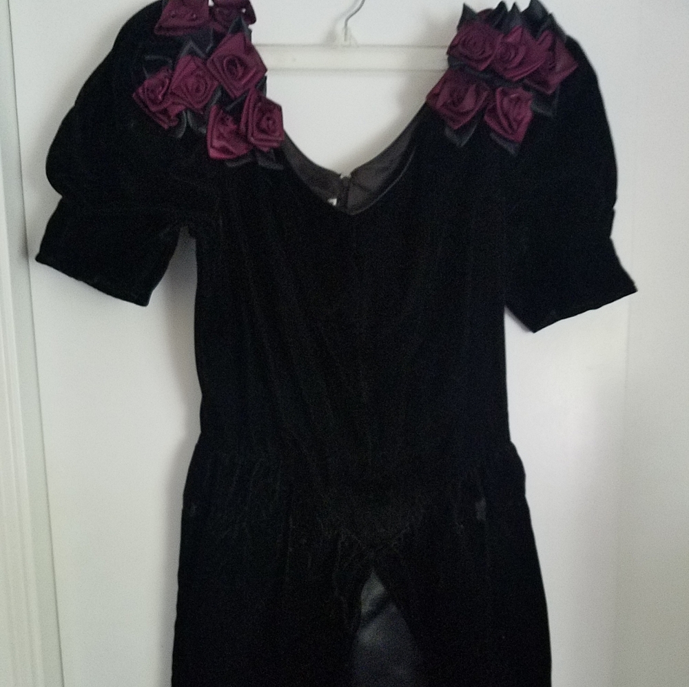 Black Rose Sheath Dress